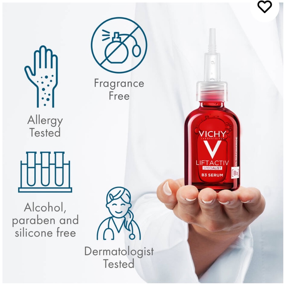 NEW 3x Vichy LiftActiv B3 Serum for Dark Spots and Wrinkles Travel - Picture 4 of 6